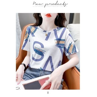 Áo thun nữ tay ngắn mỏng mùa hè