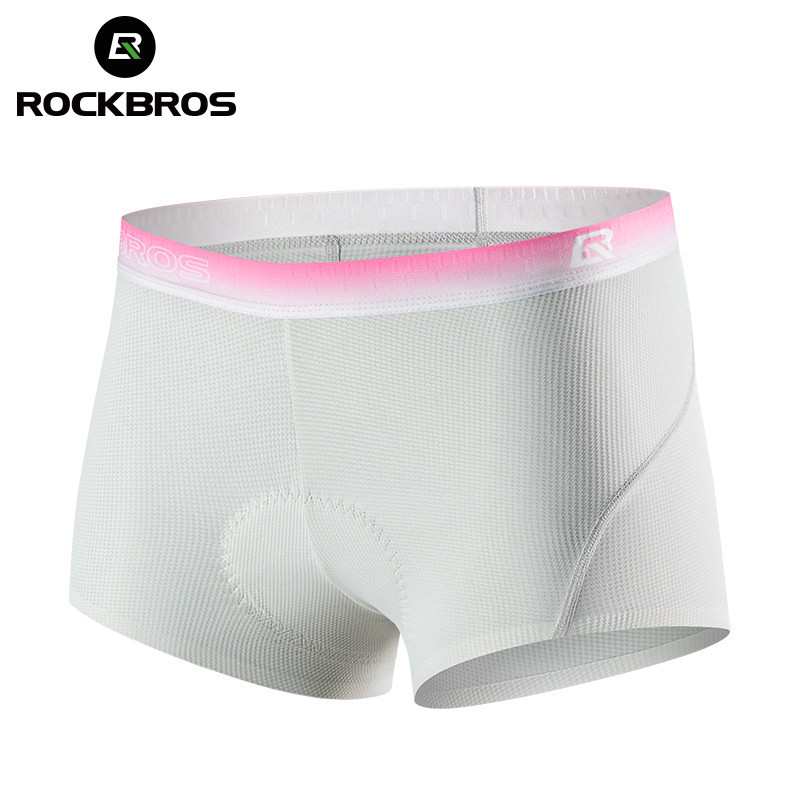 Rockbros Nữ 3D Xốp Đệm Đi Xe Đạp Quần Lót Chống Sốc Đi Xe Đạp Quần Short Co Giãn Cao Thoáng Khí Đi Xe Đạp Quần Đùi Cho Xe Đạp Đường Bộ MTB