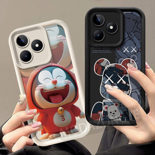 Dành Cho Realme C53 Ốp Lưng Silicon Mềm TPU Chống Sốc Họa Tiết Hoạt Hình RMX3760 Ốp lưng Vỏ Bảo Vệ Ốp Lưng SoftCase