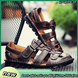 High quality cowhide sandals for men
