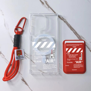 3 Chiếc Dây Xích Đỏ Đáng Yêu Ví Dành Cho Samsung s22 s22plus ultra Case Girly S23 S23Plus s23fe s24 s24plus s24ultra Ví Ốp điện thoại