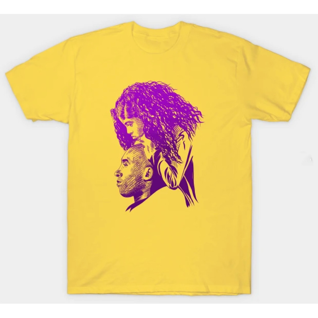 Áo thun Kobe Bryant Giana Màu Vàng Tím Size