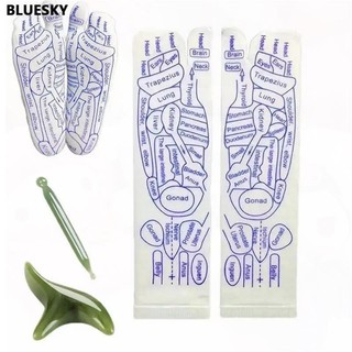 Reflexology Tất Massage Chân Tất Giảm Mệt Mỏi Cơ Thư Giãn Chân Bấm huyệt Chân Vật Lý Trị Liệu Chân Điểm Dụng Cụ Tất