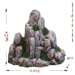 Mô hình núi đá hòn non bộ mini trang trí tiểu cảnh, terrarium, bể cá, DIY
