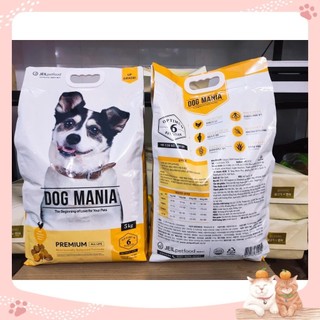 5kg Thức ăn cho chó mọi lứa tuổi Dog Mania- nk Hàn Quốc