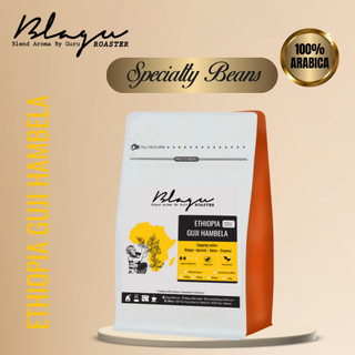 Cà phê blagu đã rang, ethiopia guji hambela, light medium 250g | 100% arabica - heirlom| hạt cà phê đặc sản