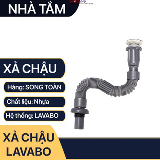 Ống xả lavabo - ống xả ruột gà, xi phông, xả chậu rửa mặt