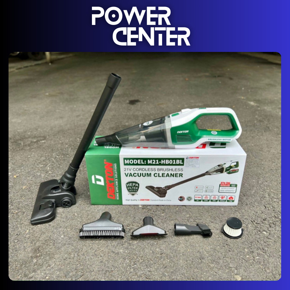 MÁY HÚT BỤI 21V DEKTON M21-HB01BL CHÂN PIN PHỔ THÔNG - KHÔNG CHỔI THAN - HÀNG CHÍNH HÃNG
