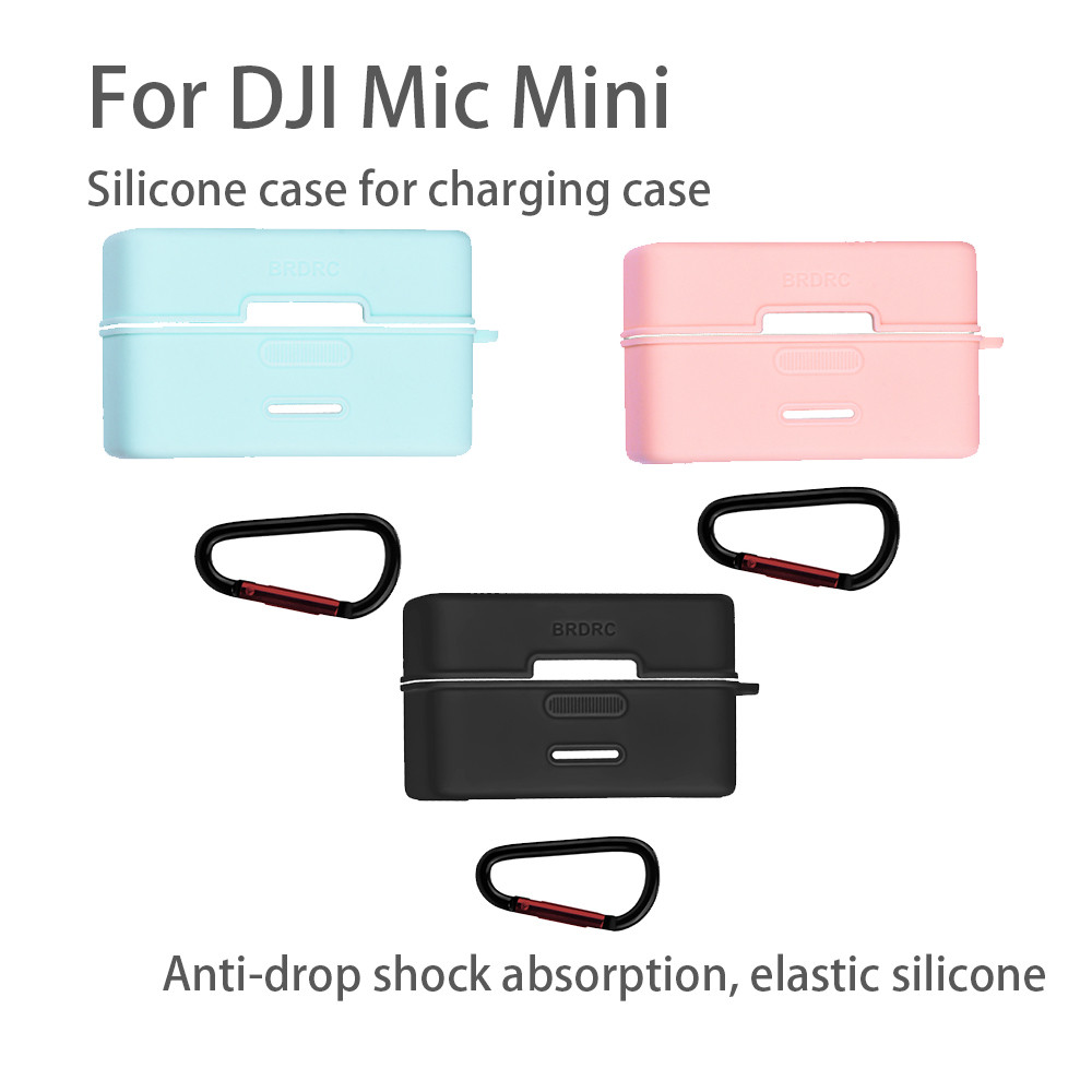 Dành Cho DJI Mic Mini Sạc Dành Cho DJI Mic Mini Micro Sạc Ốp Lưng Silicon Chống Rơi Và Chống Trầy Xư
