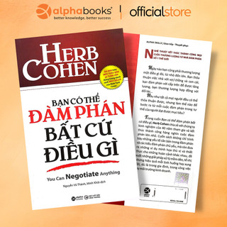 Sách - Bạn có thể đàm phán bất cứ điều gì (tái bản mới nhất)