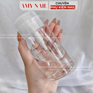 Lọ nhún đựng cồn axeton, lọ đựng axiton có nắp ấn tiện lợi - chai 150ml và 200ml
