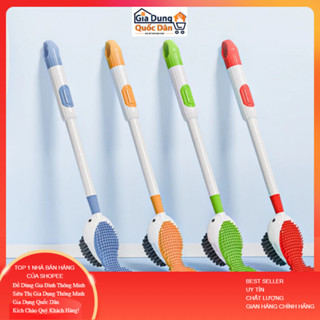  Bộ Cọ Nhà Vệ Sinh Con Cá Voi Silicon Phun Cọ Bồn Cầu 2 Tính Năng Có Rãnh Thoát Nước Cao Cấp ND11 