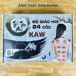 Bộ giác hơi không lửa KAW 24 phụ kiện chuyên dụng, an toàn và dễ dàng sử dụng, LỖI 1 ĐỔI 1
