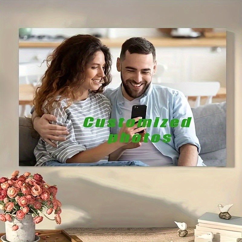 In Canvas Ảnh Tùy Chỉnh 11,8 inch x 15,7 inch cm Khung Gỗ Nghệ Thuật Treo Tường Phong Cách Hiện Đại 