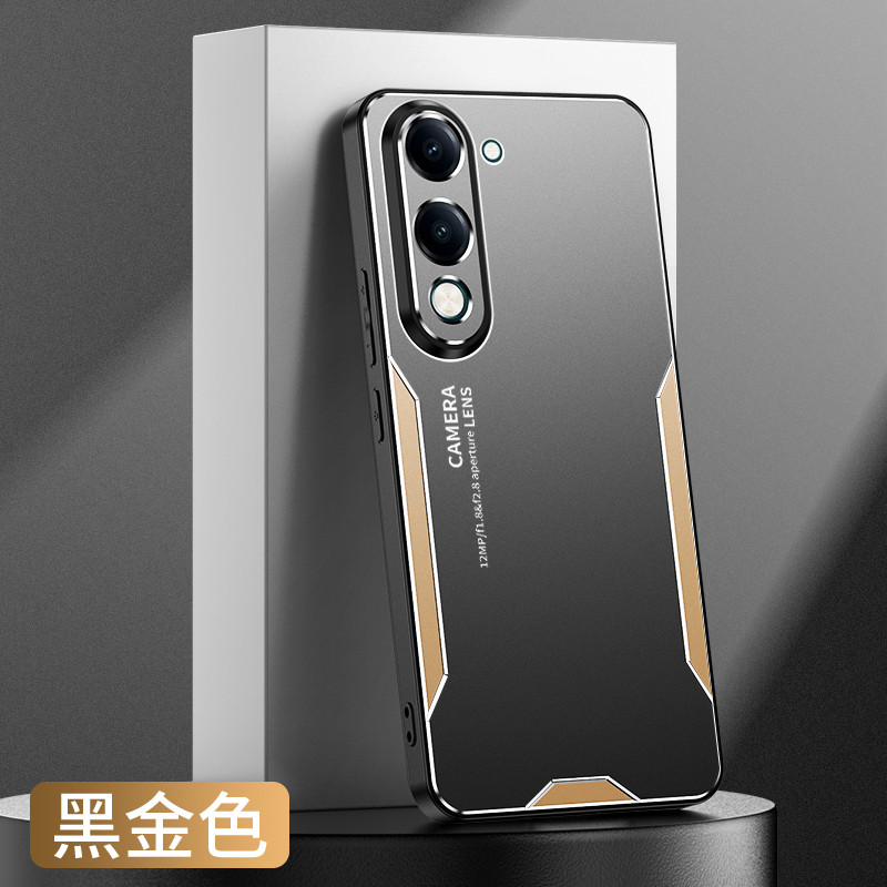 Dành Cho Vivo Y04 4G Ốp Lưng Kim Loại Cứng Chống Sốc Toàn Diện Ốp Lưng Cho Vivo Y04 4G Vỏ Điện Thoại