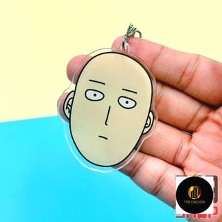 Móc khóa mica Saitama - anime One Punch Man