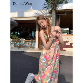 DannieWan váy Đầm váy nữ body đầm Đơn giản Thời trang Minimalist Cute WLQ2440HOM 15Z240412