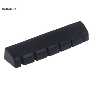 Canamek 1 đai ốc nhựa cứng cho đàn guitar điện xương đai ốc yên ngựa đàn guitar dây gối 6 dây đàn guitar acoustic mới