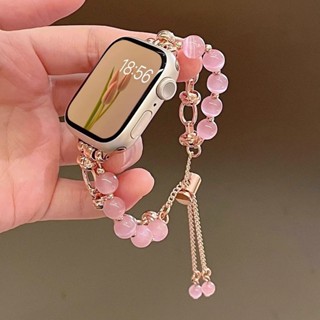  Dây đeo kim loại cho Amazfit Bip 5 3 Bip 3 Pro GTS 2 2e 3 4 Mini GTR Mini Amazfit Active GTR 3 4 Bip U Pro Dây đeo thay thế vòng tay ngọc trai pha lê sang trọng 