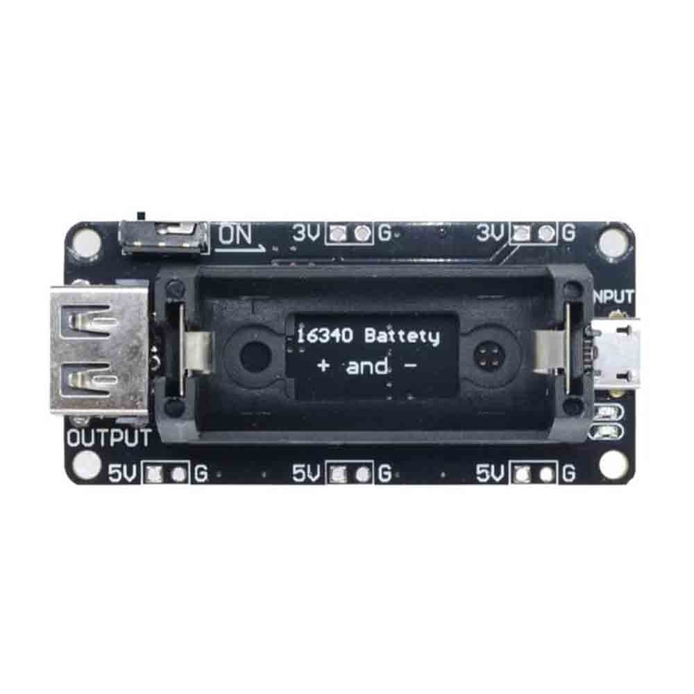 1 khe 16340 Pin Sạc DIY Bộ Nguồn Điện ESP32 Mở Rộng 4.5V 5.5V Đầu Ra