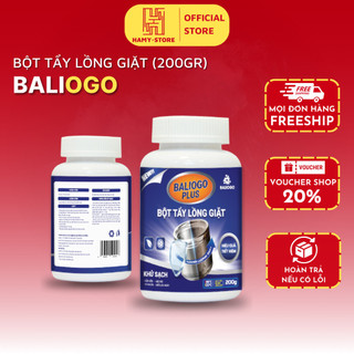 Bột Tẩy Vệ Sinh Lồng Máy Giặt Chính Hãng Bali Diệt Khuẩn Hiệu Quả (1 Lọ 200g)