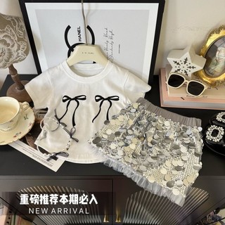 Váy Sequin thời trang bé gái 2024