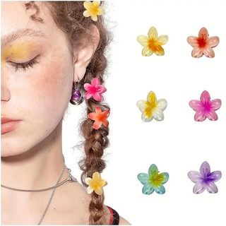 4cm Đầy Màu Sắc Hoa Nhỏ Lấy Kẹp Nữ Ngọt Ngào Công Chúa Tóc Nửa Dây Buộc Tóc Trứng Hoa Lấy Kẹp Bên Biển Ngày Lễ Kẹp Tóc