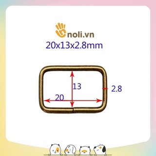Khoen chữ nhật 2.0cm (1 cái)