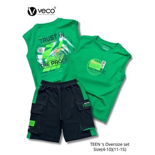 Veco. Bộ thun sát nách chữ Process