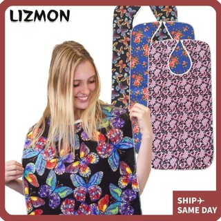 Lizmon Yếm tuổi già Họa tiết trang trí Chống rò rỉ Phụ kiện phục vụ ăn uống dành cho người lớn Khăn yếm