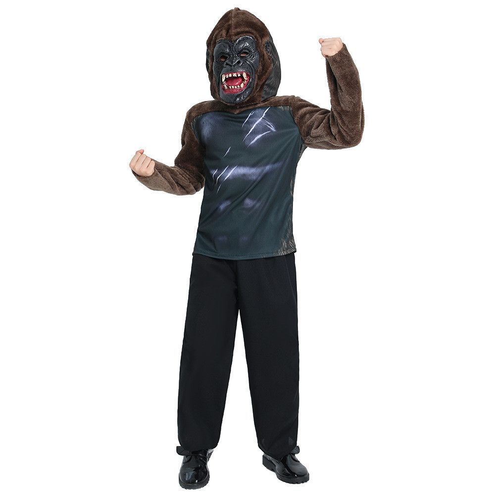 king kong costume for kids Trang phục trẻ em King Kong Gorillaz  Trang phục trẻ em Halloween 2 mảnh