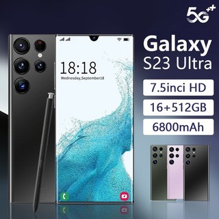  Điện Thoại Di động S23 Ultra Mới 7,5 Inch 12GB+512GB Bộ Nhớ Dung Lượng Pin 6800mah COD