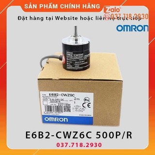 Encoder omron e6b2-cwz6c 500 xung , nguồn 5-24vdc, bộ mã hóa vòng quay 500 xung e6b2-cwz6c 500p/r
