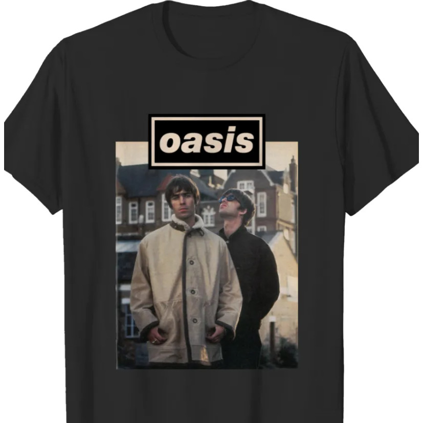 2024 bánh quế cho bạn bè Vintage Oasis Áo thun Oasis Tee xs-3xl Dành cho người hâm mộ