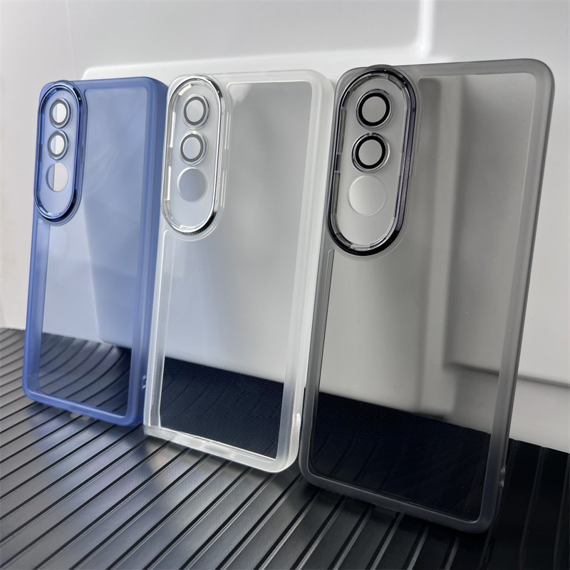 Ốp Điện Thoại Trong Suốt Sang Trọng Cho OPPO K12 5G K 12 K11X Mềm Trong Suốt Silicon Bảo Vệ Ống Kính