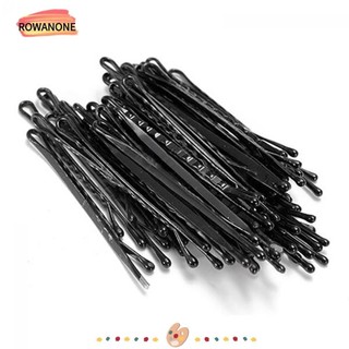 Set 60 Kẹp Tóc Kim Loại Màu Đen Tạo Kiểu Tóc Gợn Sóng Thời Trang Dành Cho Nữ