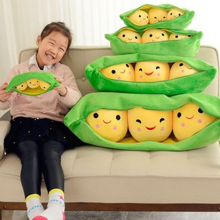 Đậu Góc Gối Sáng Tạo Pea Sang Trọng Đồ Chơi Ragdoll Búp Bê Đệm Gối Búp Bê Hoạt Hình Pea Pod