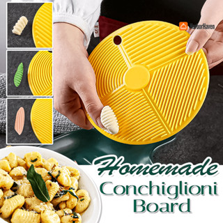 [Harborheaven] Macaroni Board Máy làm mì ống rãnh đa chức năng bằng nhựa hiệu quả tiện lợi Spaghetti Cán cho nhà bếp