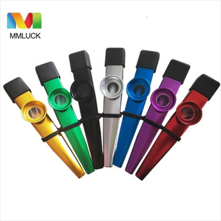 Mmluck Kim Loại Kazoos, Thiết Kế Đơn Giản Hiệu Suất Kazoos, Dễ Học Sáo Màng 7 Màu Người Yêu Âm Nhạc Miệng Kazoos Người Lớn Trẻ Em