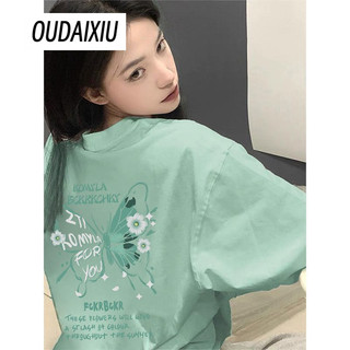 OUDAIXIU áo phông áo thun nữ croptop baby tee Dễ thương phổ biến thời trang xu hướng WTX2440SV6 21Z240519