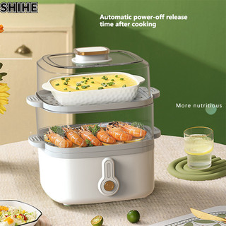 SHIHE Máy hấp điện đa chức năng gia đình hấp nhỏ nhiều lớp máy ăn sáng dung tích lớn