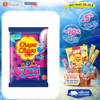 Kẹo mút gum thổi Chupa Chups Hương việt quất, cola, dâu