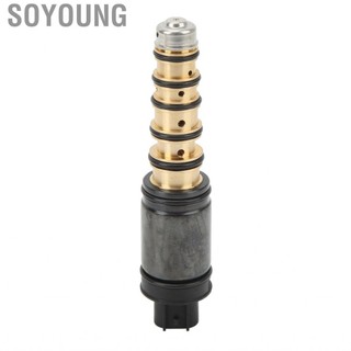Soyoung AC Compressor Control Valve Replacement Sturdy Metal Stable Electronic for Vehicle