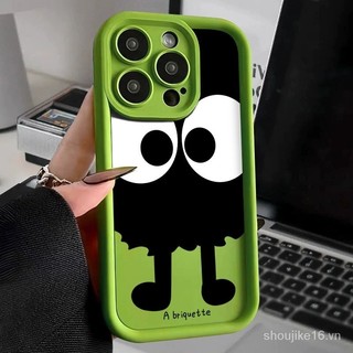 Phong Cách Mới Sky Eye Step Soft Case Thích Hợp Cho iPhone15pm Vỏ Điện Thoại Apple 14 13 Vỏ Bảo Vệ 12 Bao Gồm Tất Cả Chống Sốc Thép Không Gỉ Cát AN5M