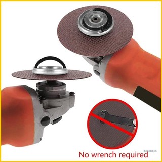 Moom Lắp đặt nhanh M14 Chủ đề Tấm áp suất tự khóa cho phụ kiện máy mài góc OD44 72mm Cài đặt nhanh Galva