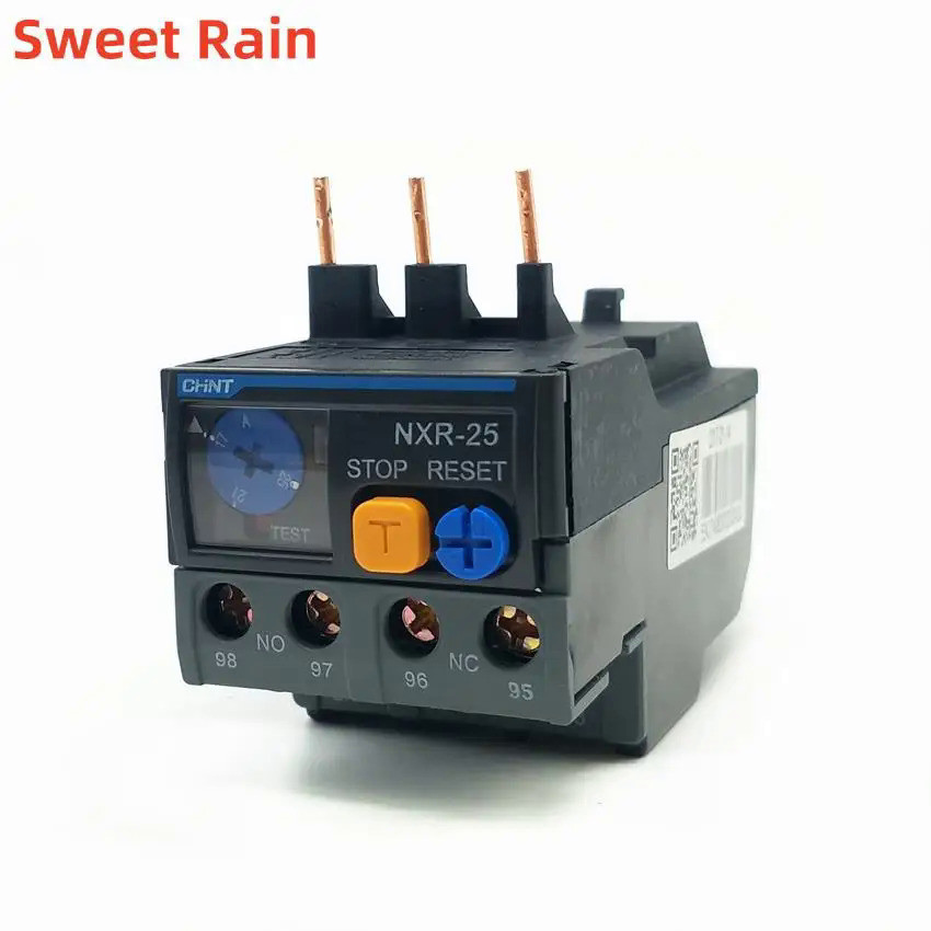 Rơle CHINT mới NXR-25 NXR-38 NXR-100 0.16 ~ 25A Rơle quá tải nhiệt cho Bộ tiếp xúc AC dòng Chint NXC