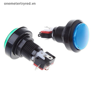 Metertryred 1 cái nút nhấn 45 mm nút arcade led micro switch bộ công tắc nút nguồn 12v xanh / vàng / đỏ / trắng / xanh vn