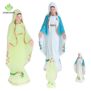 Henghome Tượng Đức Mẹ Công Giáo Handmade Tượng Đức Trinh Nữ Maria Chúa Giêsu Trang Trí Nhà Quà Tặng *