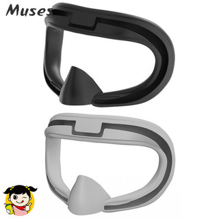 Hàng sẵn có VR Face Cover Pad Chống mồ hôi Silicone Face Pad Mask Lightproof Face Cushion Tương thích với Meta Quest 3 VR