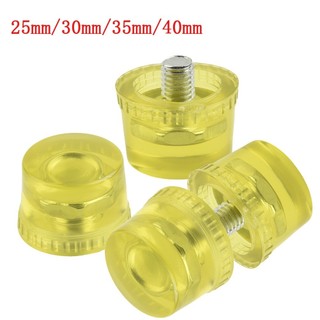 Fsfo _ 4 chiếc búa cao su đầu tròn phụ kiện đầu búa 25mm / 30mm / 35mm / 40mm